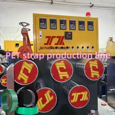 Línea de producción de fleje de plástico PET de 9-32 mm de ancho con secador de barril de 5000L