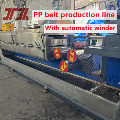 Línea de extrusión automática de banda de correa de PP con material de tornillo de 125 mm 350-380 kg/h