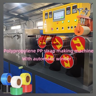 Línea de producción de correas de PP de 5-19 mm con tornillo único 4 redes de cambio automático de pantalla