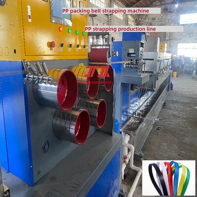 Máquina para hacer correas de PP 5 mm Equipo de correas de PP con sistema de control PLC