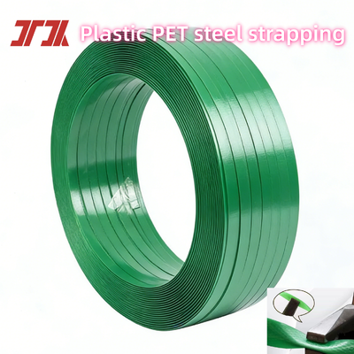 9-32 mm de ancho PET de plástico para paletas de empaque de carga pesada