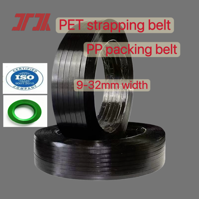 Banda de embalaje automática de 12 mm de PET para herramientas manuales de cinta de PET de alta velocidad