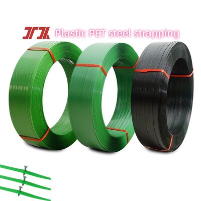 9-32mm de poliéster PET cinta de embalaje reemplazar cinta de acero con alta tensión 350-1100kgf