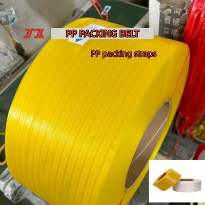 Fleje de plástico PP de 12 mm, cinta de flejado de PET PP, fleje de polipropileno PP para máquina flejadora totalmente automática