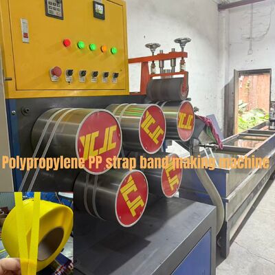 Línea de producción de tiras de PP de seis tiras 350-380 kg/h Línea de extrusión de PP reciclado con motor GUGAO