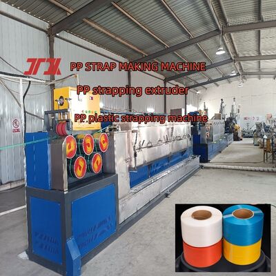 Máquina para fabricar correas de PP personalizadas, equipo de cintas de fleje de PP con diferentes modelos de salida de extrusión