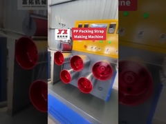 Máquina para fabricar fleje de PP de un solo tornillo y 2 correas, 300-380 kg/h, línea de extrusión de fleje de PP